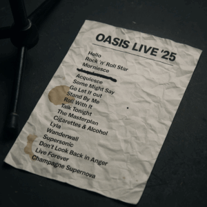 Potential Oasis Live 25 setlist