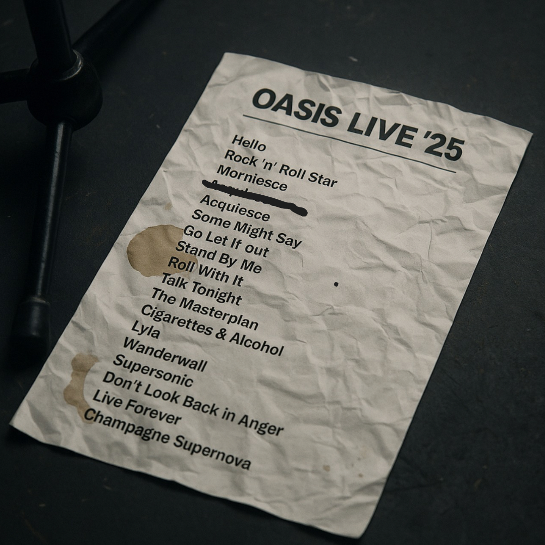 Potential Oasis Live 25 setlist